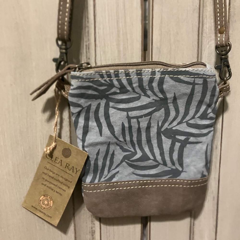 Gray and Brown Clea Ray Women's Bag